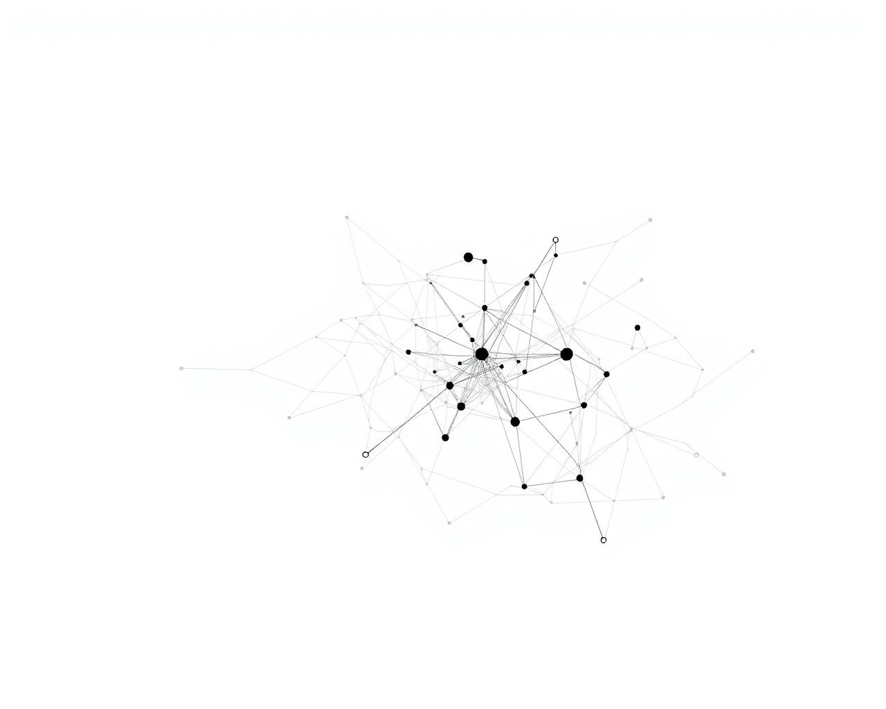 Red neuronal abstracta que representa la inteligencia artificial